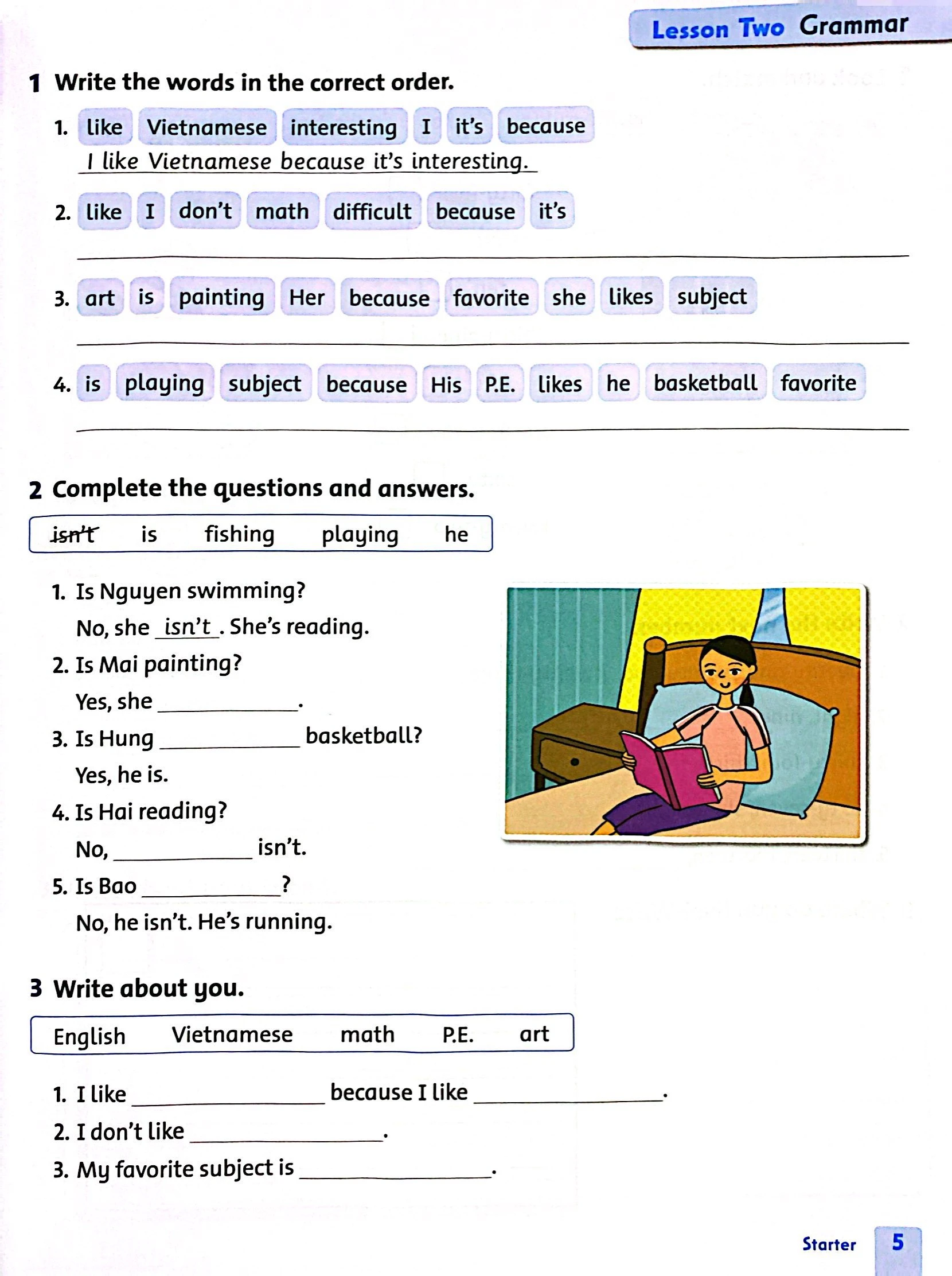 Bài Tập Tiếng Anh Lớp 5 - Family and Friends 5 Workbook 4